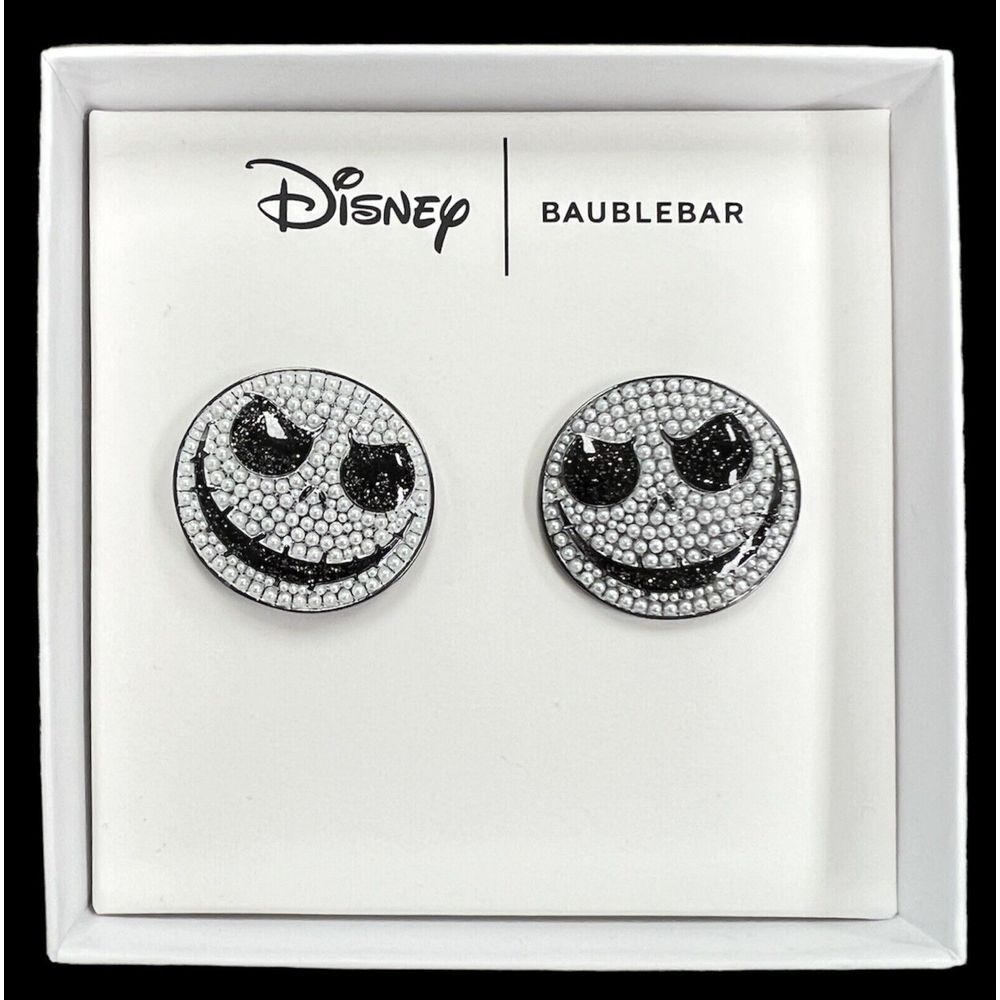 Disney x Baublebar 2 Pair Nightmare Before Christmas Earrings - Sally & Jack 357 - Picture 2 of 8